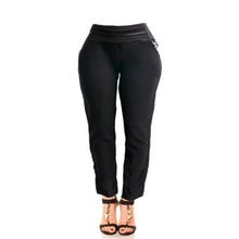 Load image into Gallery viewer, Plus Size 5XL Leather Line Leggings
