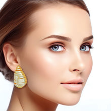 Load image into Gallery viewer, 14K Gold Spiral Stud Earrings
