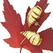 Load image into Gallery viewer, 14K Gold Spiral Stud Earrings
