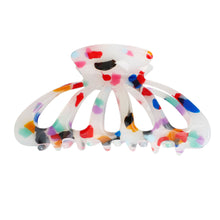 Load image into Gallery viewer, Ivory Marble Big Hair Claw Clip
