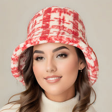Load image into Gallery viewer, Red Sherpa Bucket Hat
