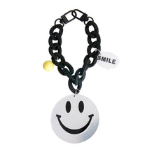 Load image into Gallery viewer, Silver Big Smile Keychain Bag Charm
