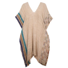 Load image into Gallery viewer, Taupe Rainbow Weave Kaftan
