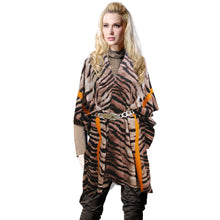 Load image into Gallery viewer, Orange Stripe Tiger Cozy Kimono
