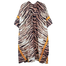 Load image into Gallery viewer, Orange Stripe Tiger Cozy Kimono
