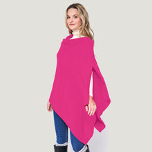 Load image into Gallery viewer, Scarf Poncho Pink Convertible Wrap for Women
