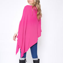 Load image into Gallery viewer, Scarf Poncho Pink Convertible Wrap for Women
