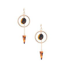 Load image into Gallery viewer, Gold Tortoiseshell Arrow Earrings

