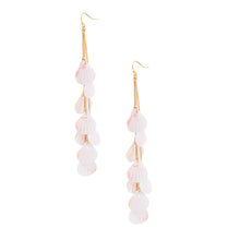 Load image into Gallery viewer, White Irridescent Shell Earrings
