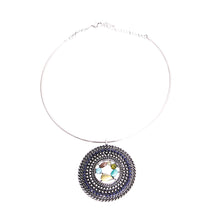 Load image into Gallery viewer, Rigid Braided Chain Pendant Necklace
