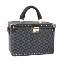 Load image into Gallery viewer, Black Square Trunk Handbag
