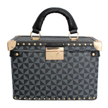 Load image into Gallery viewer, Black Square Trunk Handbag
