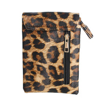 Load image into Gallery viewer, Leopard Flap Snap Mobile Crossbody
