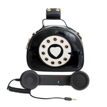 Load image into Gallery viewer, Black Rotary Phone AUX Bag
