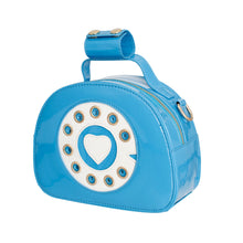 Load image into Gallery viewer, Blue Rotary Phone AUX Bag

