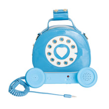 Load image into Gallery viewer, Blue Rotary Phone AUX Bag
