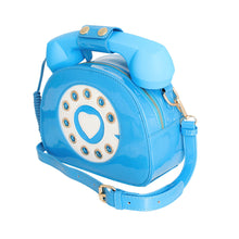 Load image into Gallery viewer, Blue Rotary Phone AUX Bag
