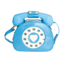 Load image into Gallery viewer, Blue Rotary Phone AUX Bag
