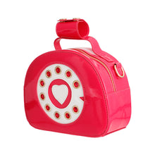 Load image into Gallery viewer, Fuchsia Rotary Phone AUX Bag
