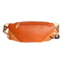 Load image into Gallery viewer, Brown Fringe Fanny Pack
