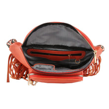 Load image into Gallery viewer, Orange Fringe Fanny Pack

