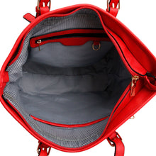 Load image into Gallery viewer, Red Baseball 3 Pcs Tote Bag Set
