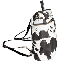 Load image into Gallery viewer, Cow Square Backpack Purse
