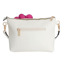 Load image into Gallery viewer, Fuchsia Flower Clutch Crossbody
