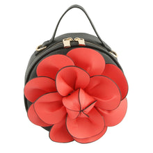 Load image into Gallery viewer, Red Flower Canteen Bag
