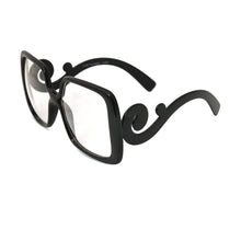 Load image into Gallery viewer, Black Square Clear Eyewear
