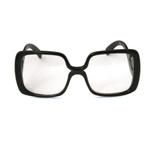 Load image into Gallery viewer, Black Square Clear Eyewear
