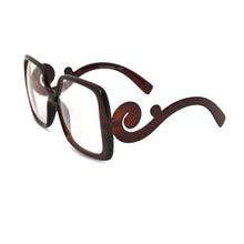 Load image into Gallery viewer, Maroon Square Clear Eyewear
