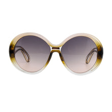 Load image into Gallery viewer, Yellow Gradient Round Sunglasses
