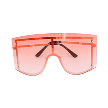 Load image into Gallery viewer, Orange Designer Shield Sunglasses
