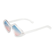 Load image into Gallery viewer, Clear Pointed Frame Sunglasses
