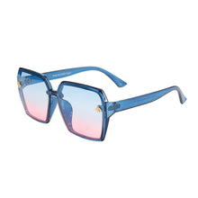 Load image into Gallery viewer, Blue Retro Bee Sunglasses

