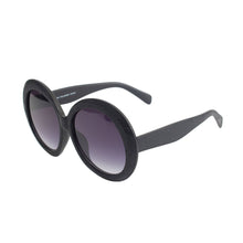 Load image into Gallery viewer, Black Wood Round Sunglasses
