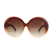 Load image into Gallery viewer, Brown Wood Round Sunglasses
