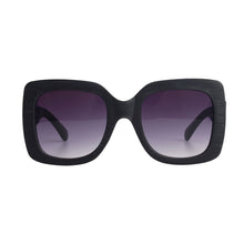 Load image into Gallery viewer, Black Wood Square Sunglasses
