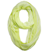 Load image into Gallery viewer, Stripe Patterned Silk Scarf
