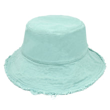 Load image into Gallery viewer, Turquoise Wired Brim Bucket Hat
