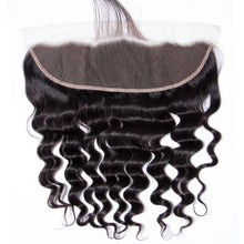 Load image into Gallery viewer, Brazilian Loose Wave 13×4 Lace Frontal Closure Pre Plucked With Baby Hair

