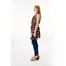 Load image into Gallery viewer, Black Floral Vest Cover Up
