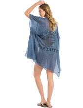 Load image into Gallery viewer, Blue Mermaid Beach Cover Up
