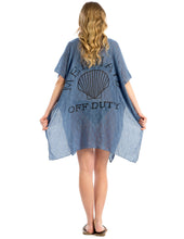 Load image into Gallery viewer, Blue Mermaid Beach Cover Up
