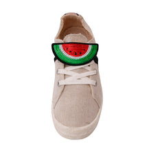 Load image into Gallery viewer, Pair of Watermelon Sequin Shoe Bands
