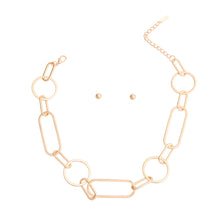 Load image into Gallery viewer, Gold Multi Shape Link Necklace
