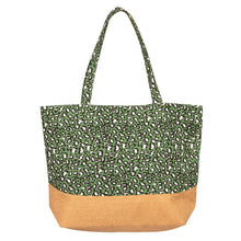 Load image into Gallery viewer, Olive Leopard Jute Tote
