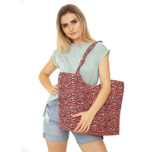 Load image into Gallery viewer, Pink Leopard Tote Bag
