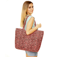 Load image into Gallery viewer, Pink Leopard Tote Bag

